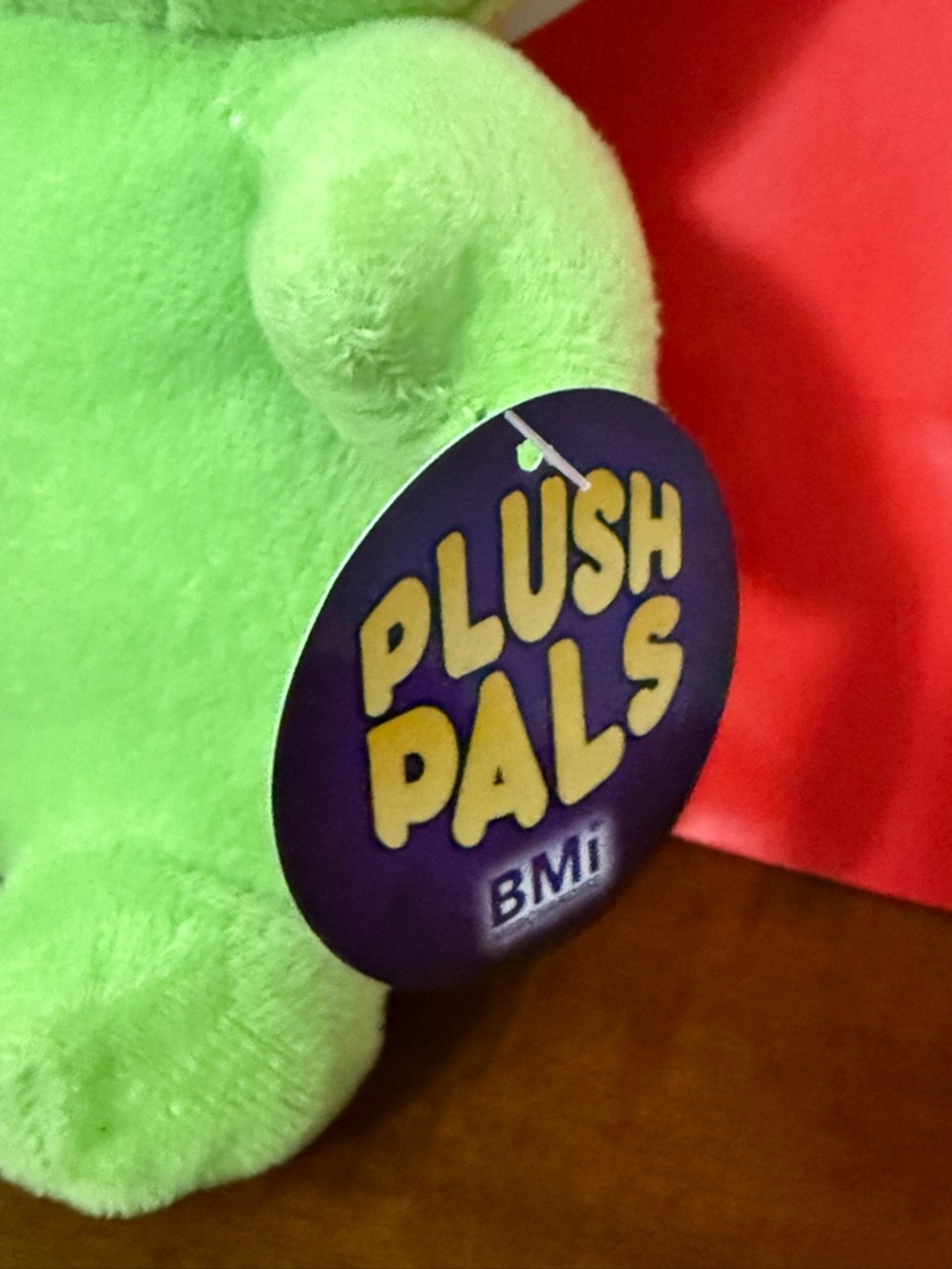 NEW BMI Cosmic Space Pals Green Soft Alien Plush Stuffed Toy NWT - Picture 5 of 6